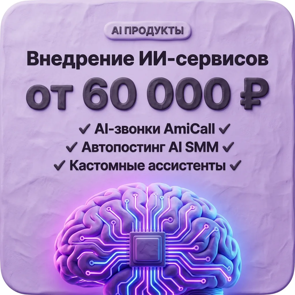 AI продукты — от 60 000 ₽